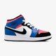 detské tenisky (obuv) AIR JORDAN 1 MID BG 554725-124 farba modrá