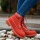 dámska vychádzková obuv CONFRONT CLASSIC BOOT cfwwb216004 farba červená
