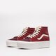 dámske tenisky (obuv) VANS UA SK8-HI TAPERED STACKFORM vn0a7q5ptwp1 farba červená