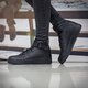 detské tenisky (obuv) NIKE AIR FORCE 1 MID (GS)  314195-004 farba čierna