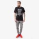 pánske nohavice NIKE NOHAVICE  RU NTF CUFF PANT 644112063 farba sivá