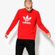 pánska mikina ADIDAS MIKINA TREFOIL CREW ADICOLOR dh5826 farba červená
