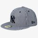 detská šiltovka NEW ERA ČIAPKA PINSTRIPE NY YANKEES NAV/WHT 80258931 farba tmavomodrá