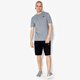 pánske tričko NIKE TRIČKO SS DRY TEE DBL BND FTRA 847505091 farba sivá