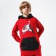 detská mikina JORDAN MIKINA S KAPUCŇOU   JDB JUMPMAN CLASSICS II PO 956900-r78-eh farba červená