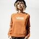 dámska mikina VANS MIKINA WM FLYING V FT BOXY CREW ADOBE vn0a47thvwq1 farba hnedá