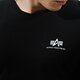 pánske tričko ALPHA INDUSTRIES TRIČKO BASIC LS SMALL LOGO 198517-03 farba čierna