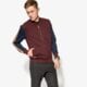 pánska mikina NEW ERA MIKINA CRAFTED FLC VARSITY 11278390 farba bordová