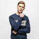 pánska mikina TIMBERLAND MIKINA CUT & SEW LINEAL LOGO SWEATSHIRT tb0a1o9ux451 farba viacfarebná