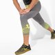 pánske nohavice UNDER ARMOUR LEGGINGS HG ARMOUR COMP GRAPHIC 3/4 1298232-041 farba sivá