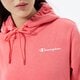 dámska mikina CHAMPION MIKINA S KAPUCŇOU HOODED SWEATSHIRT 115395ps171 farba ružová