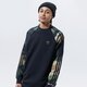 pánska mikina ADIDAS MIKINA CAMO CREW gn1858 farba čierna