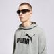 pánska mikina PUMA MIKINA ESS BIG LOGO HOODIE 58668803 farba sivá