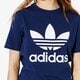 dámske tričko ADIDAS TRIČKO SS TREFOIL TEE ADICOLOR dv2599 farba tmavomodrá