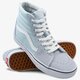 dámske tenisky (obuv) VANS UA SK8-HI  va38geq6k farba modrá