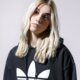dámska mikina ADIDAS MIKINA S KAPUCŇOU TRF HOODIE fm3307 farba čierna