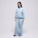 dámske nohavice ADIDAS NOHAVICE  DENIM WIDE LEG ky8111 farba modrá