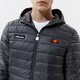 pánska zimná bunda ELLESSE BUNDA PÁPEROVÁ LOMBARDY PADDED JACKET shg01115darkgrey farba sivá