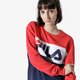 dámska mikina FILA MIKINA LEAH CREW SWEAT 687043g06 farba tmavomodrá