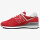 pánske tenisky (obuv) NEW BALANCE ML574ERD ml574erd farba červená