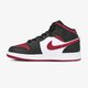 detské tenisky (obuv) AIR JORDAN 1 MID  554725-066 farba červená