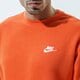 pánska mikina NIKE MIKINA SPORTSWEAR CLUB bv2662-837 farba oranžová