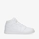 detské tenisky (obuv) AIR JORDAN 1 MID 554725-130 farba biela