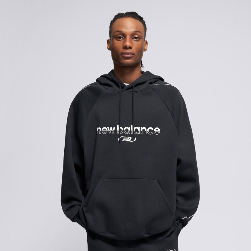 NEW BALANCE MIKINA S KAPUCŇOU TRACKSIDE FLEECE HOODIE