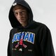 pánska mikina JORDAN MIKINA S KAPUCŇOU M J JMPMN FLC PO da7184-010 farba čierna
