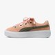 detské tenisky (obuv) PUMA PLATFORM KISS JR 36745904 farba ružová