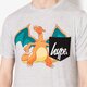 HYPE TRIČKO SS CHARIZARD POCKET hpok074 farba sivá