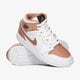 detské tenisky (obuv) AIR JORDAN 1 MID 555112-190 farba biela