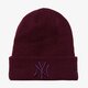 detská čiapka NEW ERA ČIAPKA ZIMNÁ WAFFLE KNIT ESS NY YANKEES KNIT ESS NY 80524590 farba bordová