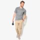 pánske tričko NIKE TRIČKO M NSW BND TOP KNT 805122091 farba sivá