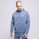 pánska mikina NIKE MIKINA S KAPUCŇOU SPORTSWEAR CLUB FLEECE bv2654-491 farba modrá