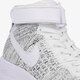 dámske tenisky (obuv) NIKE W AF1 FLYKNIT 818018101 farba sivá