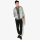 pánska mikina NIKE MIKINA M NSW LEGACY HOODIE FZ FT 805057091 farba sivá