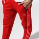 pánske nohavice ADIDAS NOHAVICE  3-STRIPES PANT ej9694 farba červená