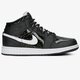 detské tenisky (obuv) AIR JORDAN 1 MID SE av5174-001 farba čierna
