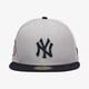 pánska šiltovka NEW ERA ČIAPKA SIDE PATCH 5950 NYY NEW YORK YANKEES GRA 60240482 farba sivá