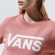 dámska mikina VANS MIKINA CLASSIC V CREW vn0a4s97zls1 farba ružová