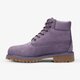 detská vychádzková obuv TIMBERLAND PREMIUM 6 INCH WP BOOT  a1ocr farba fialová