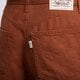 dámske šortky LEVI'S ŠORTKY  HIGH BAGGY SHORT a9311-0009 farba hnedá