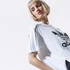 dámske šaty ADIDAS ŠATY SLIT TEE ec1877 farba biela