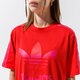 dámske šaty ADIDAS ŠATY TEE DRESS h20486 farba červená