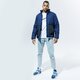 pánska zimná bunda PUMA BUNDA ZIMNÁ ESS+ PADDED JACKET 58212906 farba tmavomodrá