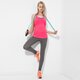 dámske nohavice UNDER ARMOUR LEGGINGS FAVORITE 1265417093 farba sivá