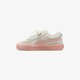 detské tenisky (obuv) PUMA SUEDE HEART JEWEL V INF 36514002 farba béžová