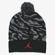 detská čiapka JORDAN ČIAPKA POM BEANIE CAMO 686937010 farba čierna