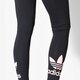 dámske nohavice ADIDAS LEGGINGS TREFOIL bj8354 farba čierna
